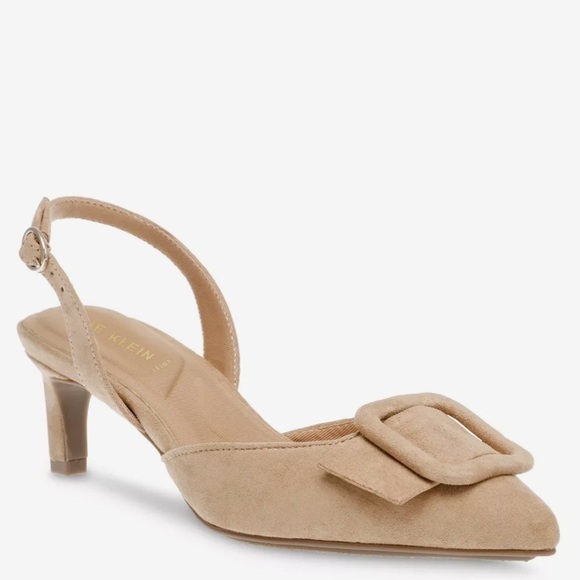 Anne Klein Shoes - Anne Klein Tan Slingback Heels